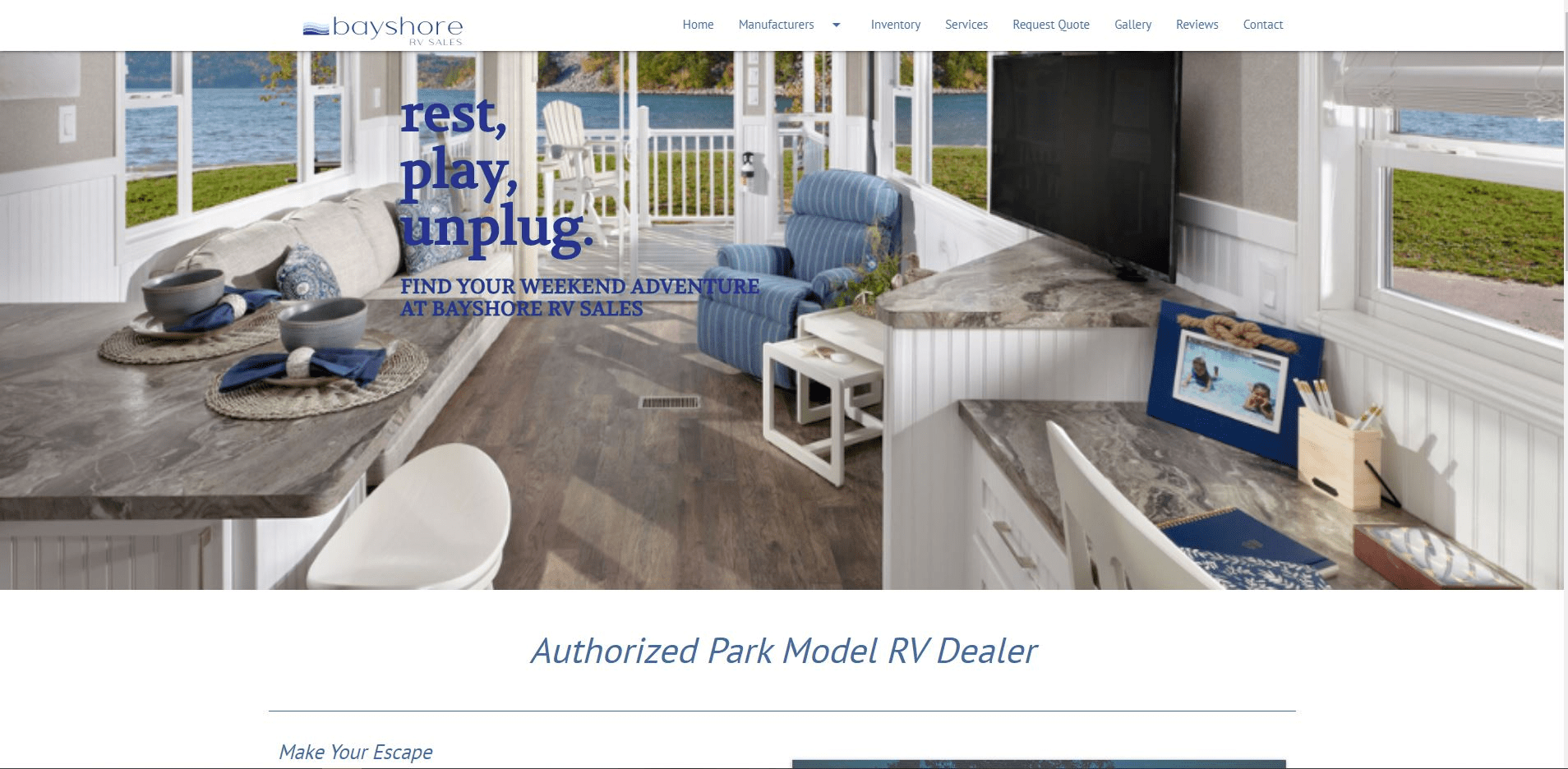 Bayshore RV Sales screen shot
